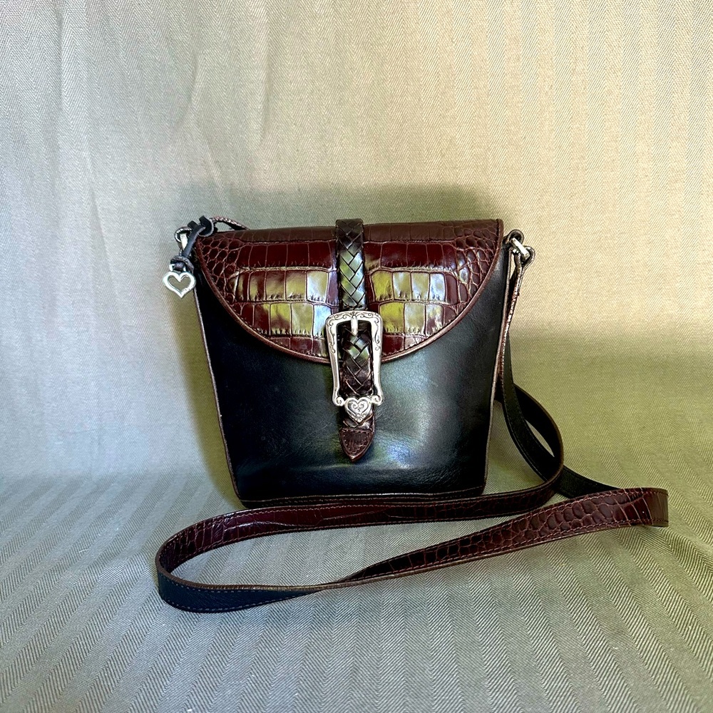 Brighton Vintage Mini Tote Crossbody Purse